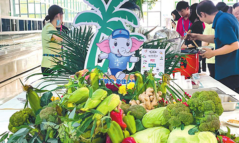 来宾就餐接待点的玉溪绿色食品展区。.jpg 来宾就餐接待点的玉溪绿色食品展区。.jpg