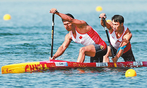 玉溪籍运动员刘浩与队友打破奥运纪录晋级半决赛.jpg 玉溪籍运动员刘浩与队友打破奥运纪录晋级半决赛.jpg